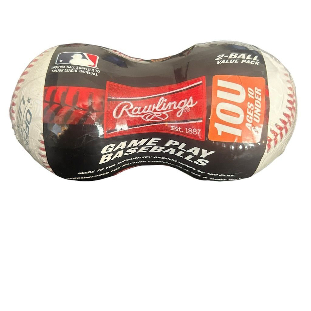 Rawlings Baseballs 2 Pack 10U Official League Game